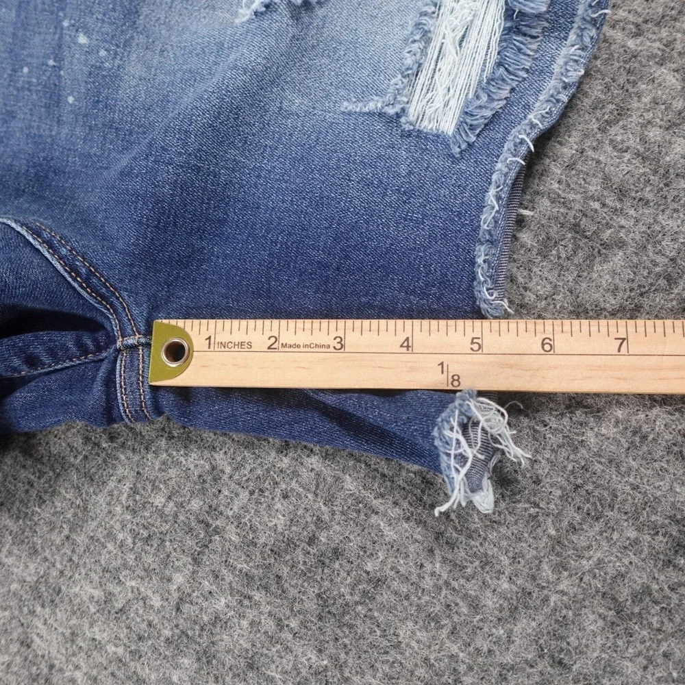 Judy Blue Womens Shorts 3XL Denim Cut-Off Distressed High‎ Rise JB15202